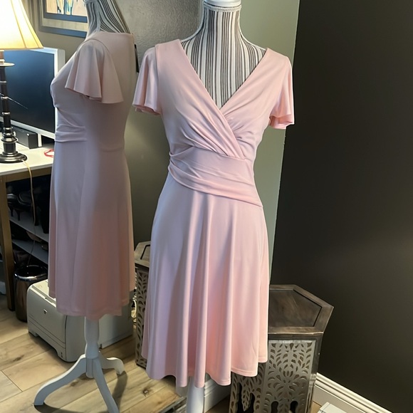 Ralph Lauren, light pink dress, size 0 - Picture 3 of 11